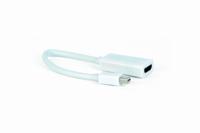 Mini DisplayPort naar HDMI adapterkabel wit 15 cm - thumbnail