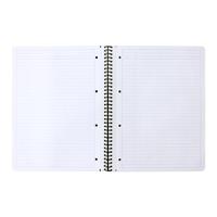 Notbk rhodia greenbook a4+ lijn 4-g 180pag zwart - thumbnail