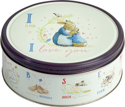 Hamlet koeken Peter Rabbit, metalen doos van 150 gram
