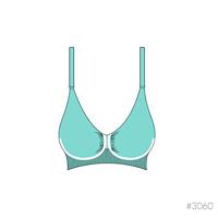 Naadloze en biologische borstvoedings- & zwangerschapsbeha CARRIWELL Original Deluxe marineblauw - thumbnail