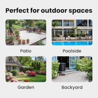 Tuinbankenset 4 pcs Naturel Massief Teakhout - thumbnail