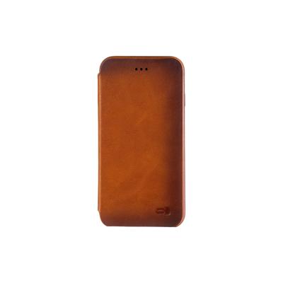 Senza Desire Skinny Leather Booklet Apple iPhone 6/6S Burned Cognac