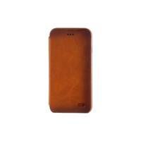 Senza Desire Skinny Leather Booklet Apple iPhone 6/6S Burned Cognac - thumbnail