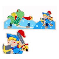 Simply for Kids Houten Kapstok Ridder - thumbnail
