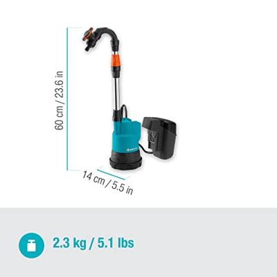 Accu-regentonpomp 2000/2 18V P4A zonder accu Gardena - Gardena Accu-regentonpomp 2000/2 18V P4A zonder accu Gardena - Gardena