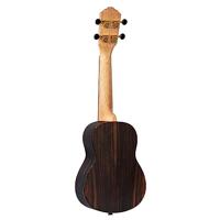 Ortega Ebony Series RUEB-SO sopraan ukelele met gigbag - thumbnail