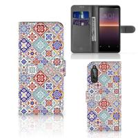 Sony Xperia 10 II | Bookcase | Tiles Color - thumbnail