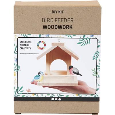 Creativ Company Houten vogelvoederhuis