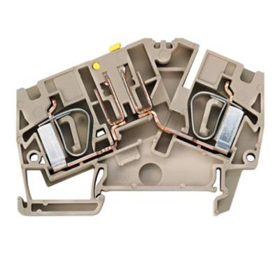 Weidmüller 1023830000 Testscheidingsserieklem Spanveer Donkerbeige 50 stuk(s)