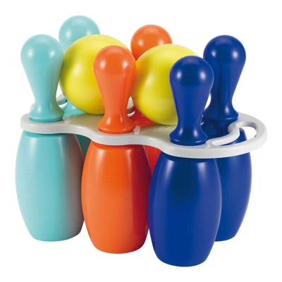 Ecoiffier bowlingset met 2 ballen, 8dlg. Ecoiffier bowlingset met 2 ballen, 8dlg.
