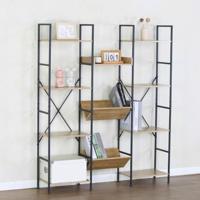 Planken Max Home Staal Melamine spaanderplaat 125 x 150 x 27 cm - thumbnail