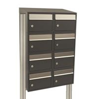 Stoer! Brickset 2-Breed, 4-Hoog Met Dak Op Statief Antraciet - 40215065_2x4ds - thumbnail