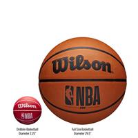 Basketbal Wilson NBA Dribbler 7 Rood Natuurlijk rubber (Maat 7) - thumbnail