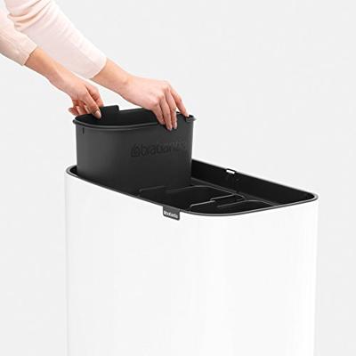 brabantia Bo Touch Bin 31 60 67 Afvalbak 33 l Staal (l x b x h) 312 x 540 x 680 mm Zwart 1 stuk(s)