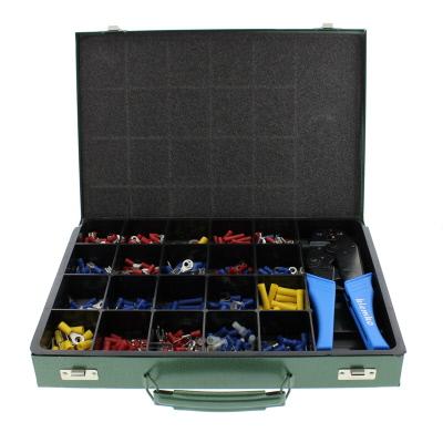 Assortiment Geïsoleerde Kabelschoenen in een 21-vaks metalen