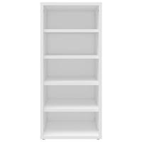 Schoenenkasten 2 st 31,5x35x70 cm bewerkt hout wit - thumbnail