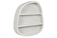 Planken Home ESPRIT Wit Hout MDF 100 x 18 x 100 cm Voor aan de muur - thumbnail