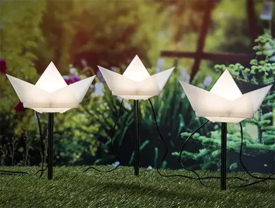 Haushalt Solar LED Papieren Bootjes, 3 stuks - 15 x 8 x 8,5 cm Haushalt Solar LED Papieren Bootjes, 3 stuks - 15 x 8 x 8,5 cm