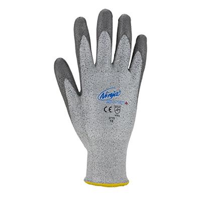 Asatex Snijbestendige handschoen | maat 9 grijs | EN 388 PSA-categorie II | PE (HPPE) / PA / glasvezel / EL | 12 paar | 12 paar - 3715/9 3715/9