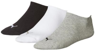 Puma sokken invisible grijs-wit-zwart 3-pack-47-49