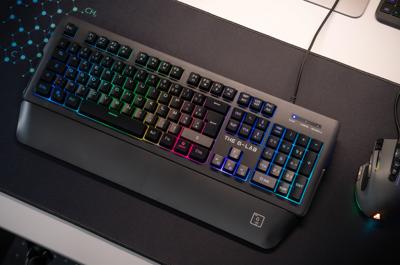 RGB gamingtoetsenbord - polssteun - FR