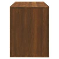 Schoenenkast 80x35x45 cm bewerkt hout bruineikenkleurig - thumbnail