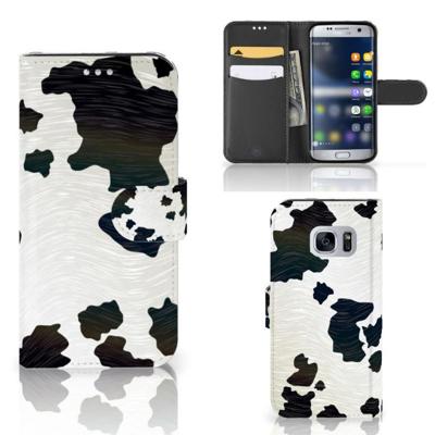Samsung Galaxy S7 | Telefoonhoesje | Met pasjeshouder | Koeienvlekken Samsung Galaxy S7 | Telefoonhoesje | Met pasjeshouder | Koeienvlekken