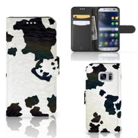 Samsung Galaxy S7 | Telefoonhoesje | Met pasjeshouder | Koeienvlekken - thumbnail
