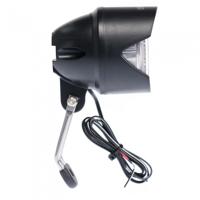 Simson voorvorkkoplamp truss e-bike zwart op kaart - thumbnail