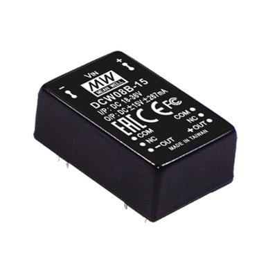 MEAN WELL DCW08B-05 DC/DC-converter 8 W Aantal uitgangen: 2 x Inhoud 1 stuk(s)