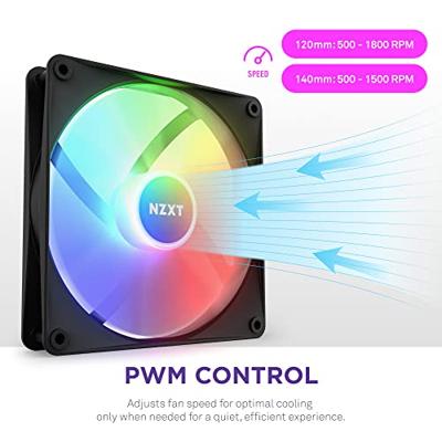 NZXT F140 Core - 140mm RGB Fan - Single - Black NZXT F140 Core - 140mm RGB Fan - Single - Black
