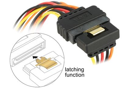 DeLOCK SATA 15-pin > 2 x SATA 15-pin power splitterkabel