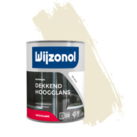 Wijzonol Dekkend Hoogglanslak 750 ml 9235 Roomwit - thumbnail