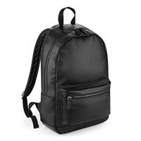 Atlantis BG255 Faux Leather Fashion Backpack - Black - 31 x 47 x 16 cm - thumbnail