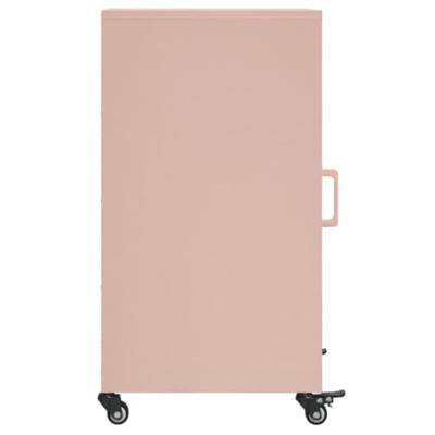 Dressoir 36x39x72 cm koudgewalst staal roze