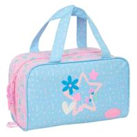 Reistasje BlackFit8 Smile Roze Licht Blauw 31 x 14 x 19 cm - thumbnail