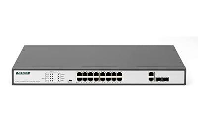Digitus DN-95342-1 Netwerk switch 16 + 2 poorten 10 / 100 MBit/s PoE-functie Digitus DN-95342-1 Netwerk switch 16 + 2 poorten 10 / 100 MBit/s PoE-functie