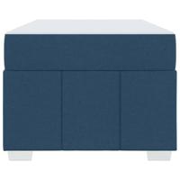 Bedframe met matras Blauw 90 x 190 cm Stof - thumbnail