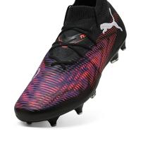 PUMA Future 8 Match IJzeren-Nop Voetbalschoenen (SG) Zwart Paars Rood - thumbnail