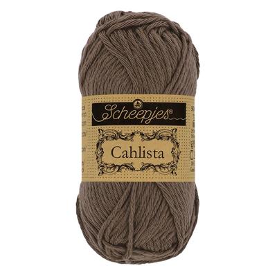Scheepjes Cahlista 50g - 507 Chocolate - Haakgaren / Breigaren