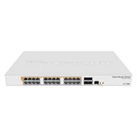 MikroTik 328-24P-4S+RM Cloud Router Switch, CRS328-24P-4S+RM (Cloud Router Switch 800 MHz CPU, 512MB RAM, 24xGigabit LAN (All PoE-out), 4xDDR4-+ Cages, RouterOS L) - thumbnail