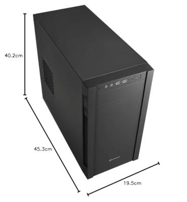 ATX Semi-toren BehuizingSharkoon S1000 Zwart - thumbnail
