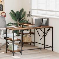 Bureau Oud Hout 139 x 139 x 75 cm Bewerkt hout - thumbnail