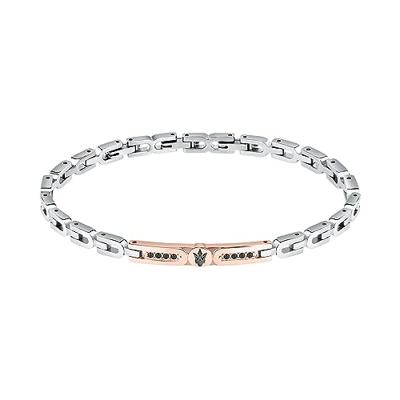 Maserati Roestvrij staal 21,5 cm Zilverkleurig Heren armband