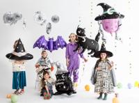 Folieballon Vleermuis Paars (96 x 44 cm) - thumbnail