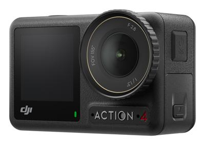 Sportcamera - DJI - Osmo Action 4 Adventure Combo - 1/1,3-inch sensor - 4K/120 fps - 155 ultrabrede gezichtsveld