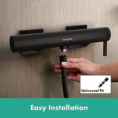 Hansgrohe Tecturis E ééngreeps douchekraan opbouw, mat zwart Hansgrohe Tecturis E ééngreeps douchekraan opbouw, mat zwart