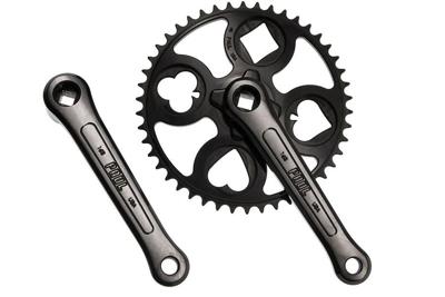 Paul Royal Flush 46T Crankset - Zwart Paul Royal Flush 46T Crankset - Zwart