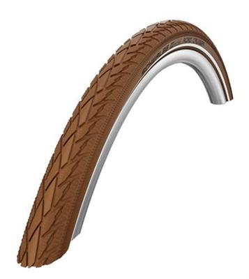 Schwalbe Buitenband road cruiser k-guard 26 x 1.75" / 47-559 mm - bruin met reflectie