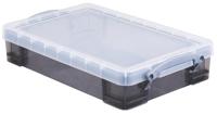 Really Useful Box opbergdoos 4 liter, transparant gerookt - thumbnail